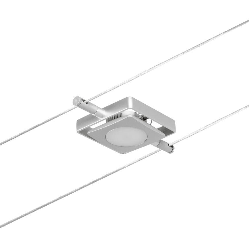 Paulmann 94420 - SARJA 5xLED/4,5W Täydellinen kaapelivalosysteemi MAC 230V mattakromi