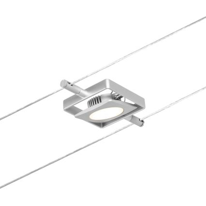 Paulmann 94420 - SARJA 5xLED/4,5W Täydellinen kaapelivalosysteemi MAC 230V mattakromi