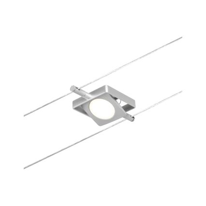 Paulmann 94420 - SARJA 5xLED/4,5W Täydellinen kaapelivalosysteemi MAC 230V mattakromi