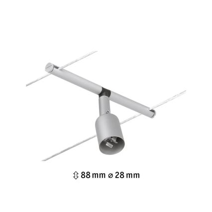 Paulmann 94443 - 1xGU5,3/10W kohdevalaisin SALT 12V mattakromi