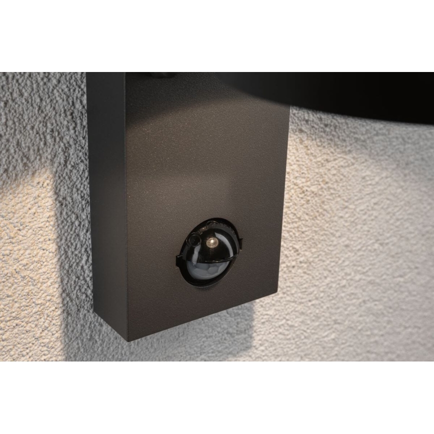 Paulmann 94453 - LED/6W IP44 Ulkoseinävalaisin anturilla CAPEA 230V