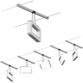 Paulmann 94481 - SETTI 5xLED/4,8W Kohdevalaisin lankajärjestelmään FRAME 230V musta