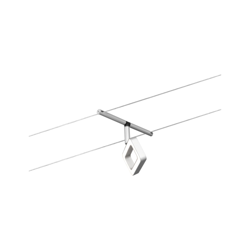 Paulmann 94481 - SETTI 5xLED/4,8W Täydellinen vaijerisysteemi FRAME 230V mattakromi