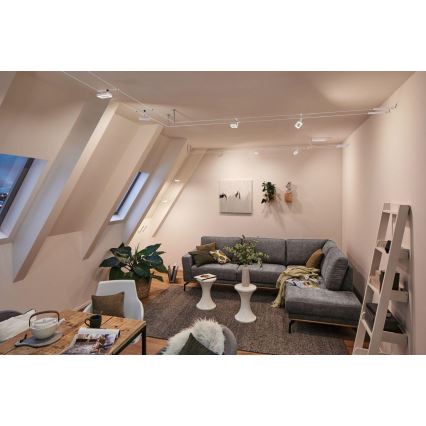 Paulmann 94483 - SARJA 5xLED/4,8W Kohdevalaisin FRAME-lankajärjestelmään 230V valkoinen