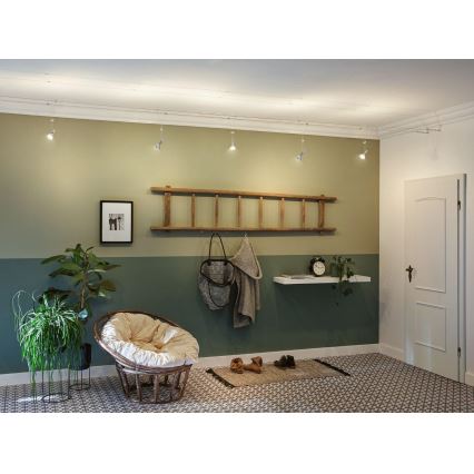 Paulmann 94487 - 1xGU5,3/50W Kohdevalaisin lankajärjestelmään COMET 230V mattakromi