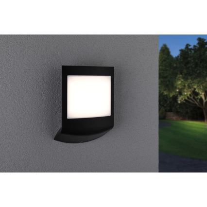 Paulmann 94513 - RGBW LED/8,2W IP44 Himmennettävä talonumerovalaisin hämäräkytkimellä PADEA 230V antrasiitti