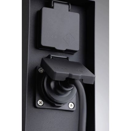 Paulmann 94657 - Ulkopistorasiapylväs RIO 2Z SCHUKO 230V IP44