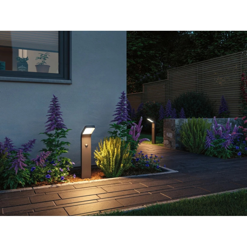 Paulmann 94747 - LED/7,5W IP44 Ulkovalaisin liiketunnistimella KULMA 230V