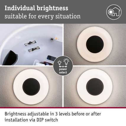 Paulmann 94955 - LED/20,5W IP65 Himmennettävä ulkoseinävalaisin AUREVA 230V 2200/3000/4000K antrasiitti