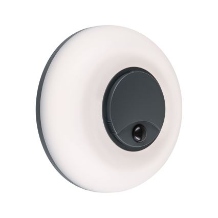 Paulmann 94956 - LED/20,5W IP65 Himmennettävä ulkoseinävalaisin liike- ja hämärätunnistimella AUREVA 230V 2200/3000/4000K antrasiitti