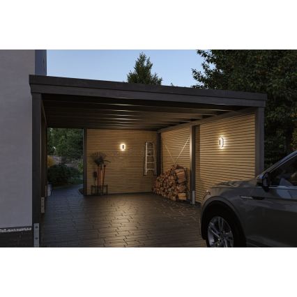 Paulmann 94957 - LED/18,5W IP65 Himmennettävä ulkoseinävalaisin ELUNOR 230V 2200/3000/4000K antrasiitti