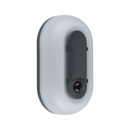 Paulmann 94958 - LED/18,5W IP65 Himmennettävä ulkoseinävalaisin liiketunnistimella ja hämäräkytkimellä ELUNOR 230V 2200/3000/4000K antrasiitti