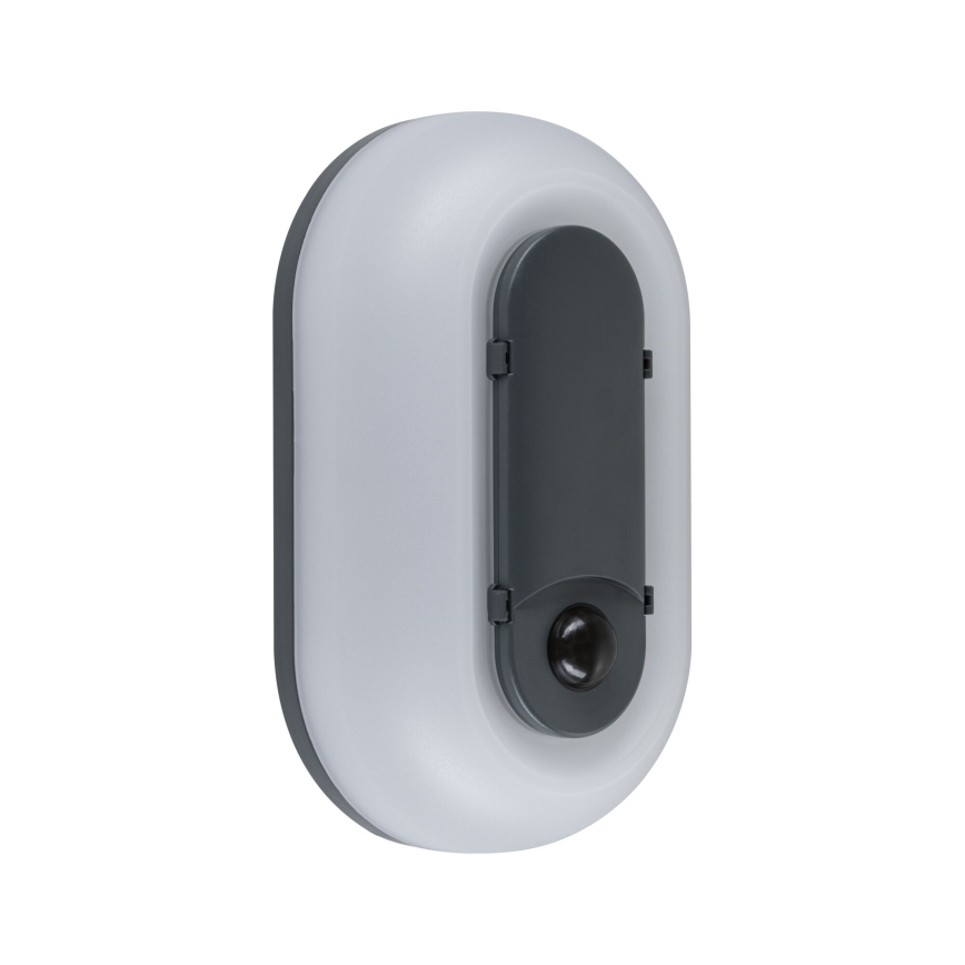 Paulmann 94958 - LED/18,5W IP65 Himmennettävä ulkoseinävalaisin liiketunnistimella ja hämäräkytkimellä ELUNOR 230V 2200/3000/4000K antrasiitti