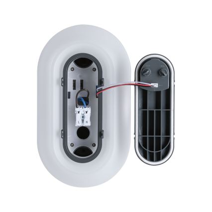 Paulmann 94958 - LED/18,5W IP65 Himmennettävä ulkoseinävalaisin liiketunnistimella ja hämäräkytkimellä ELUNOR 230V 2200/3000/4000K antrasiitti