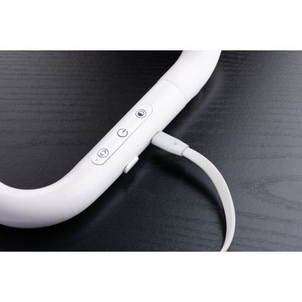 Paulmann 95423 - LED/4,5W Himmennettävä kosketusohjattu pöytävalaisin FLEXLINK 5V/USB 4400 mAh valkoinen