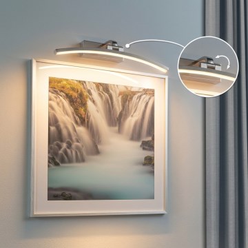 Paulmann 95557 - LED/8,5W BENTO-taulavalaisin 230V 40 cm mattakromi