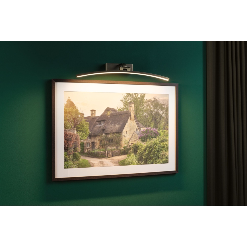 Paulmann 95561 - LED/10W Tauluvalaisin BENTO 230V 50 cm messinki