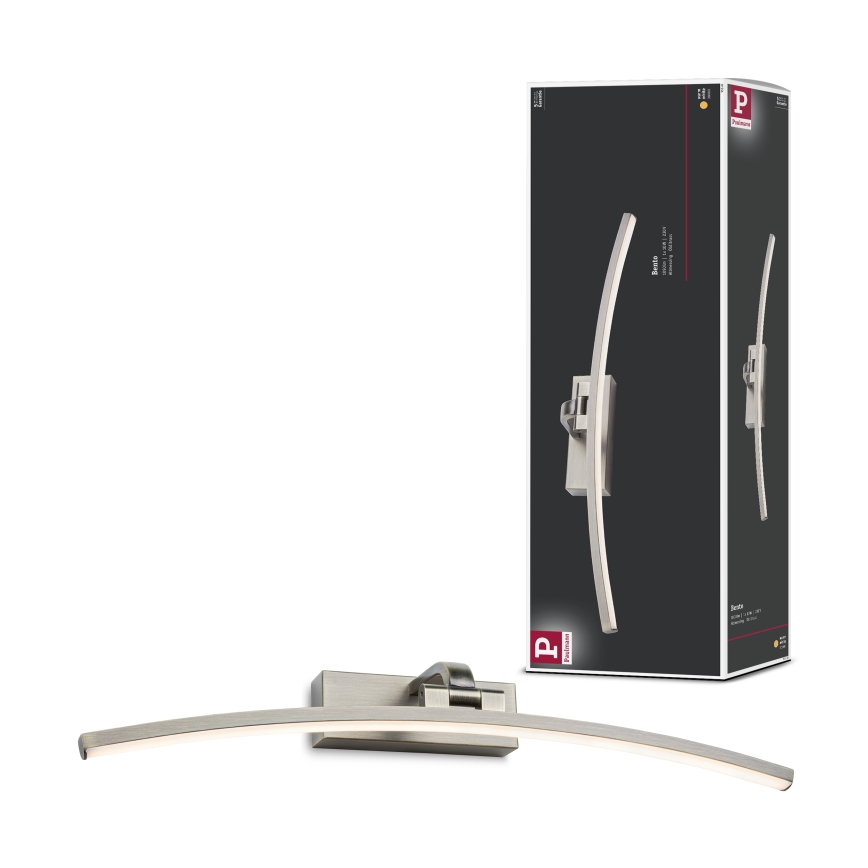 Paulmann 95561 - LED/10W Tauluvalaisin BENTO 230V 50 cm messinki