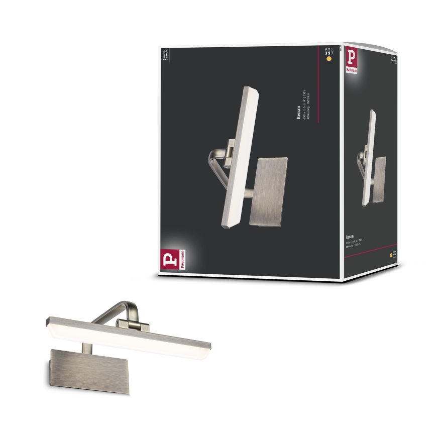 Paulmann 95568 - LED/6W Taulavalo RENAN 230V 30 cm messinki