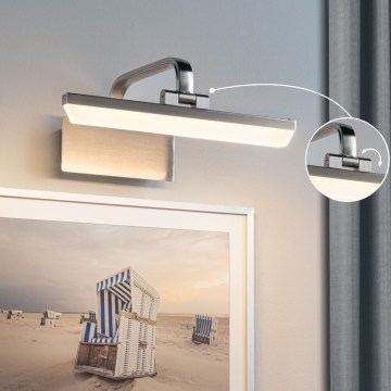 Paulmann 95571 - LED/6W Tauluvalaisin RENAN 230V 30 cm mattakrominen