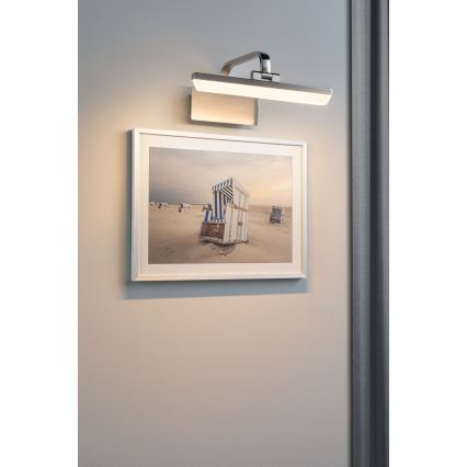 Paulmann 95571 - LED/6W Tauluvalaisin RENAN 230V 30 cm mattakrominen