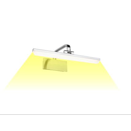 Paulmann 95572 - LED/9,5W Tauluvalaisin RENAN 230V 40 cm mattakromi