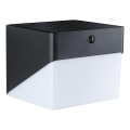 Paulmann 95746 - LED/2,3W IP44 aurinkokäyttöinen seinävalaisin anturilla EILEEN 3,7/230V 4000 mAh musta