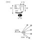 Paulmann 98892 - Laajennus SETTI 5X LED/0,16W IP67 upotettava valo ulos MICRO 12V
