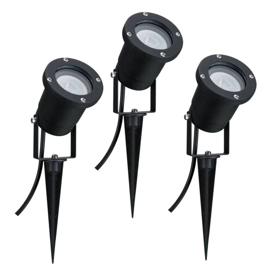 Paulmann 98897 - SET 3xLED GU10/3,5W IP65 Ulkovalaisin 230V