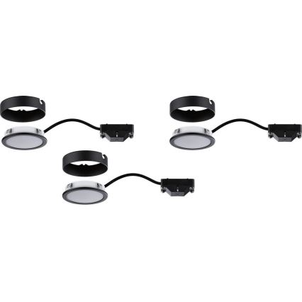 Paulmann 99990 - SETTI 3xLED/3,5W Huonekalujen valaistus PUKK 230V