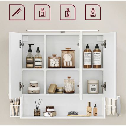 Peilikaappi SKY, valkoinen