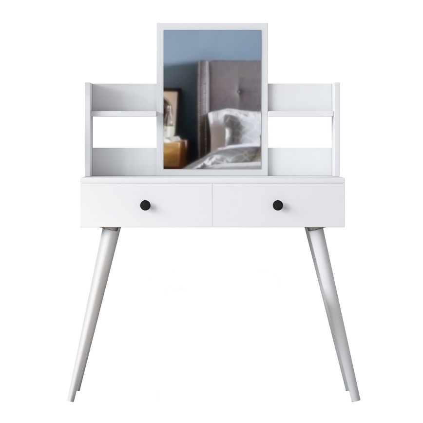 Peilipöytä 111,8x97,8 cm valkoinen