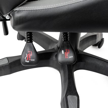 Pelikaanituoli FIORANO musta/harmaa