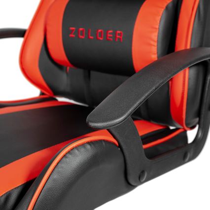 Pelituoli VARR Zolder musta/punainen