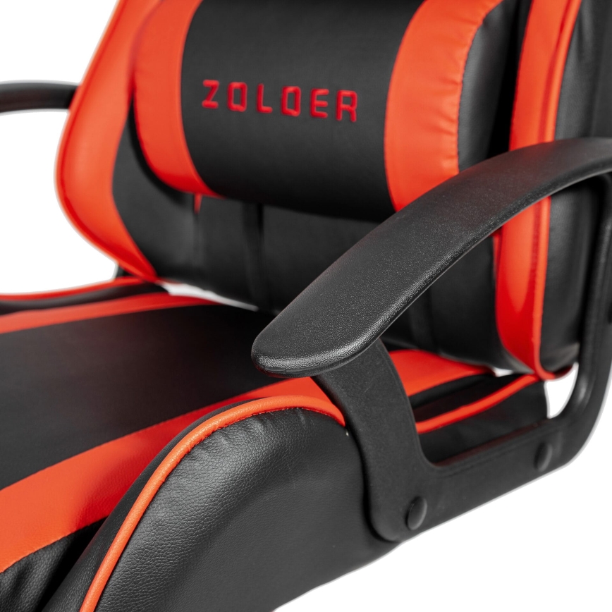 Pelituoli VARR Zolder musta/punainen