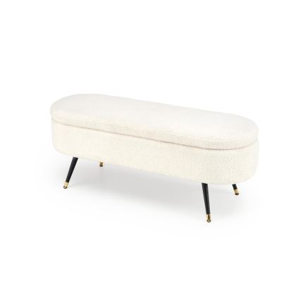 Penkki jossa on säilytystilaa AVEIRO 46x120 cm valkoinen