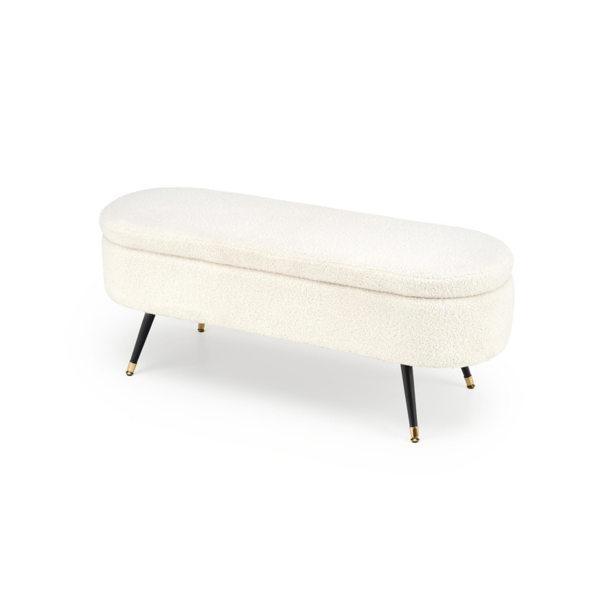 Penkki jossa on säilytystilaa AVEIRO 46x120 cm valkoinen