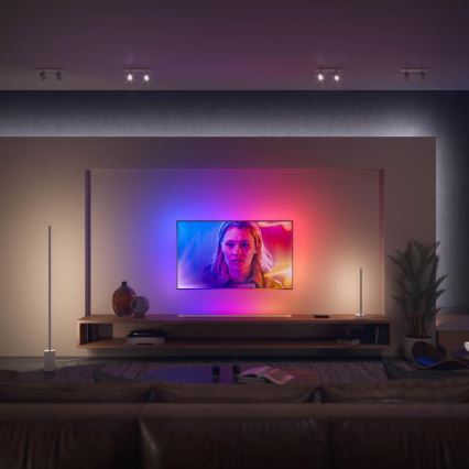 Perussarja - Philips Hue WHITE AND COLOR AMBIANCE himmennettävä LED RGBW nauha LED/20W/230V 2 m