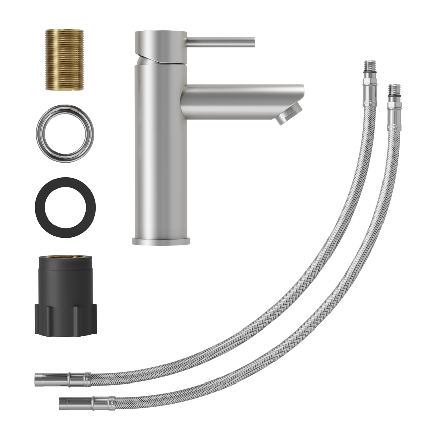 Pesuallashana RINGSTED 17,8 cm, harjattu ruostumaton teräs