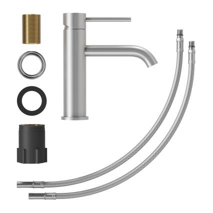 Pesuallashana SOVANG 18,3 cm harjattu ruostumaton teräs