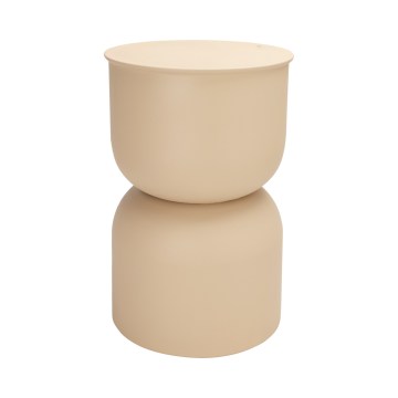 PETIT-sivupöytä, Ø 31 cm, beige