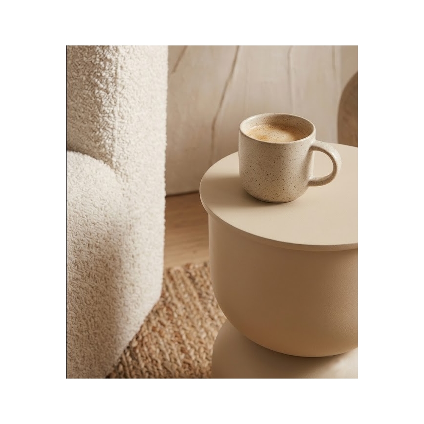 PETIT-sivupöytä, Ø 31 cm, beige