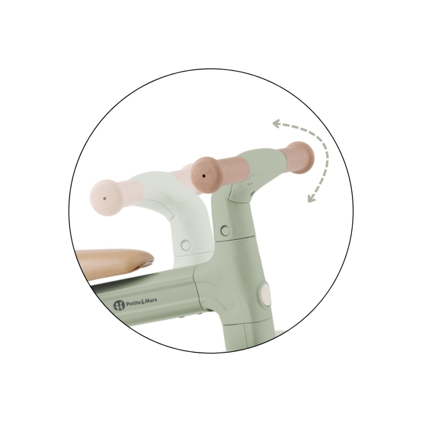 PETITE&MARS - 3-in-1 lasten kolmipyörä BINGO Salviavihreä