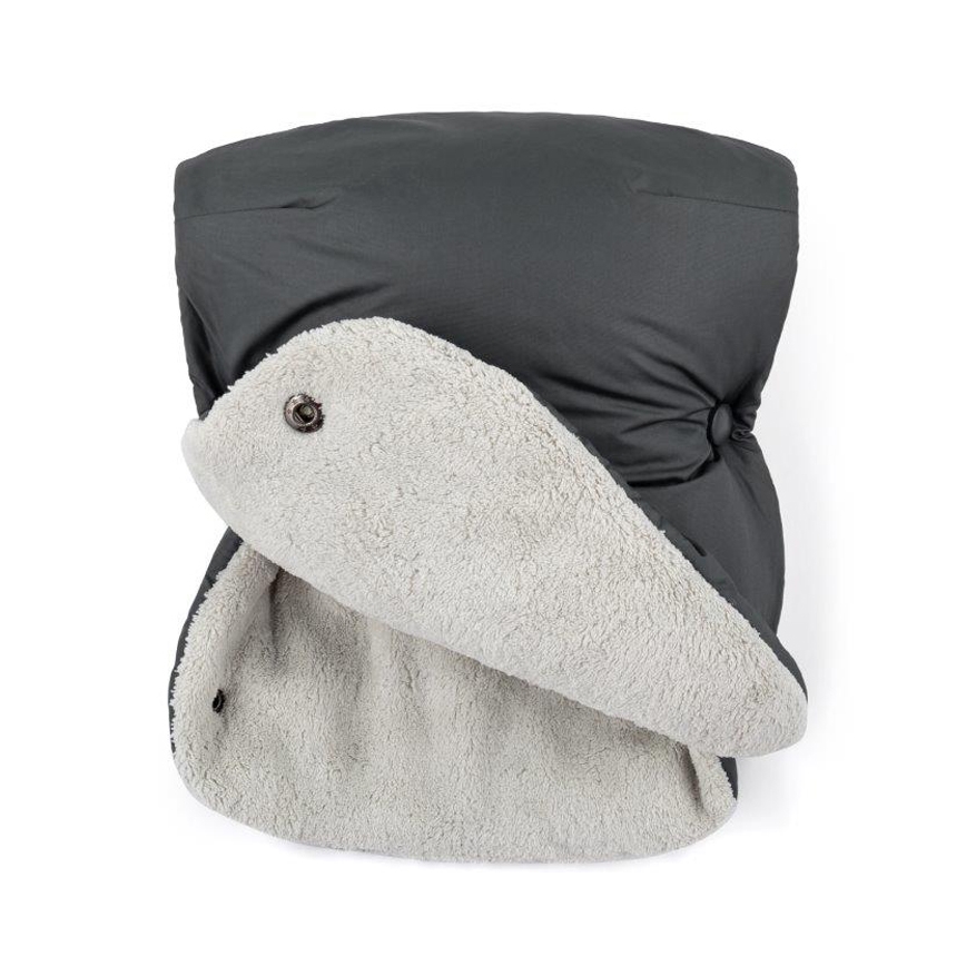 PETITE&MARS - 3-in-1 lasten makuupussi JIBOT + rattaiden käsisuojat JASIE harmaa