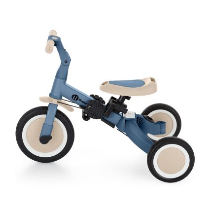 PETITE&MARS - 5-in-1 lasten kolmipyörä TURBO PLUS merensininen