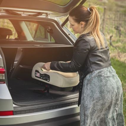 PETITE&MARS - Auton korokeistuin OPTIMUS PRO i-Koko 125-150 cm (22-36 kg) beige