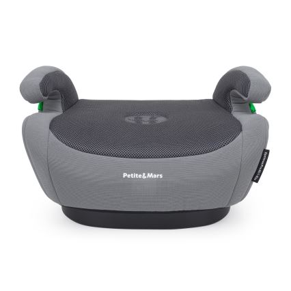 PETITE&MARS - Auton korokeistuin OPTIMUS PRO i-Koko 125-150 cm (22-36 kg) harmaa