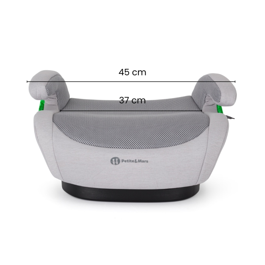 PETITE&MARS - Auton korokeistuin OPTIMUS PRO i-Size Air 125-150 cm (22-36 kg) harmaa