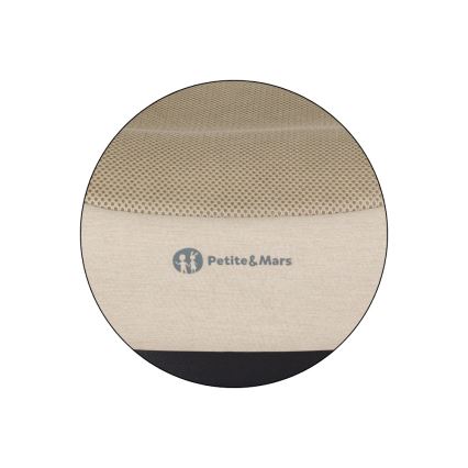 PETITE&MARS - Auton istuinkoroke OPTIMUS PRO i-Size Air 125–150 cm (22–36 kg) beige