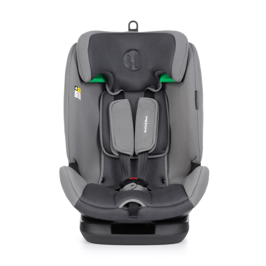 PETITE&MARS - Autonistuin PRIME PRO i-Koko 76-150 cm (9-36 kg) harmaa